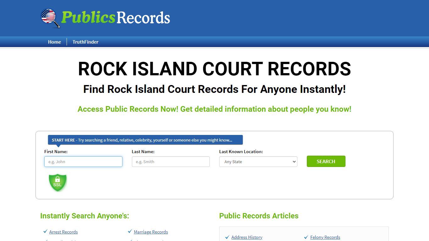 Find Rock Island Court Records For Anyone Instantly!